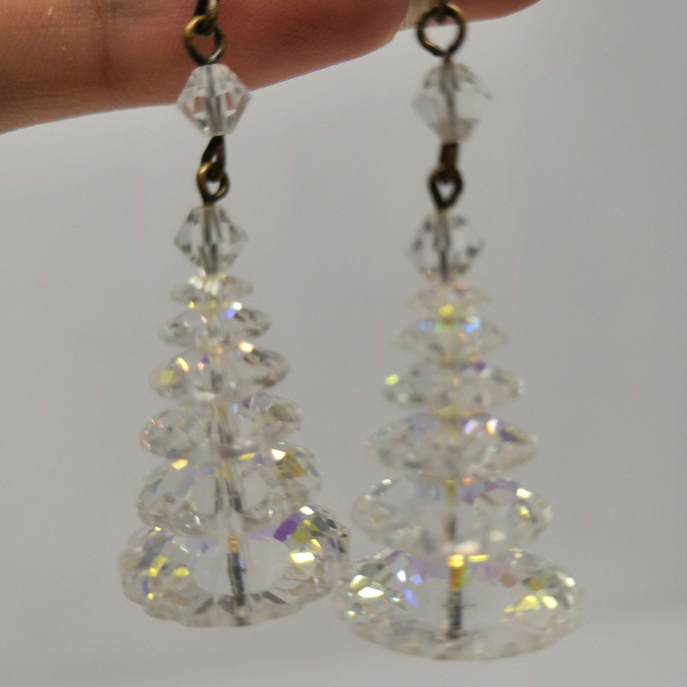 Swaroski Clip vintage earrings - Picture 4 of 6